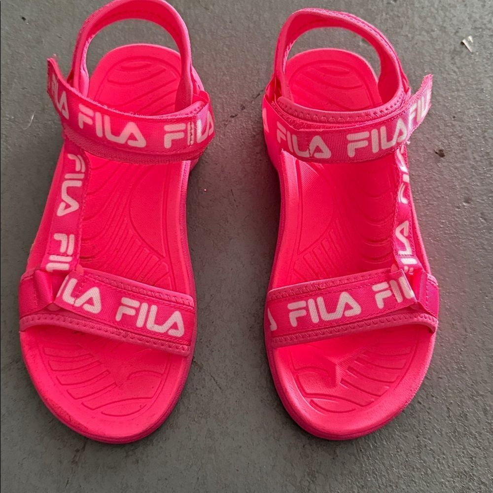 Fila Neon Pink Sandals